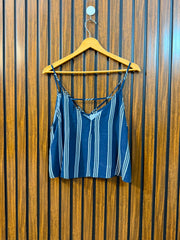 Chest 20  Length 19  Fabric Linen Women's Daily Wear Sleeveless Top