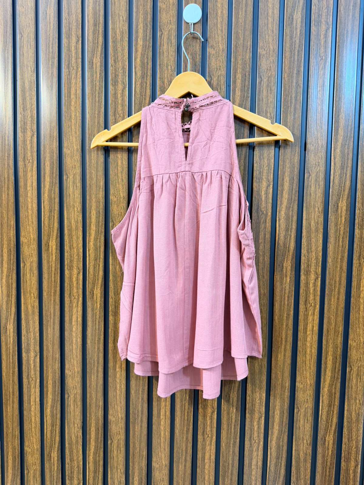 Chest 19  Length 23  Fabric Rayon Women's Timeless Sleeveless Top