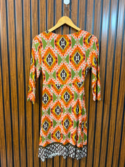 Chest 19  Length 35  Fabric Jersey Women's Long Top Fashion