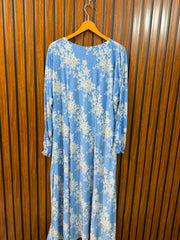 Chest 24  Length 50  Fabric Silk Jersey Stylish Women's Long Top