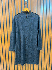 Chest 19  Length 35  Fabric Net Women's Long Top for Everyday Wear