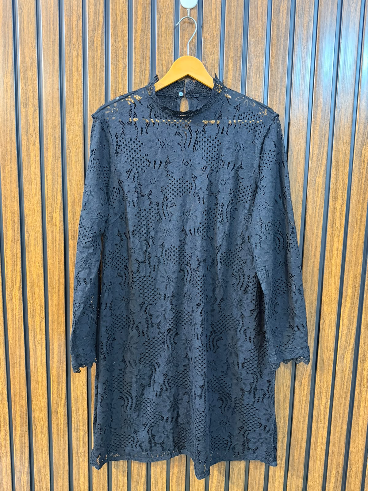 Chest 19  Length 35  Fabric Net Women's Long Top for Everyday Wear