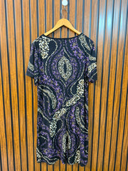 Chest 22  Length 37  Fabric Silk Jersey Women's Casual Long Top