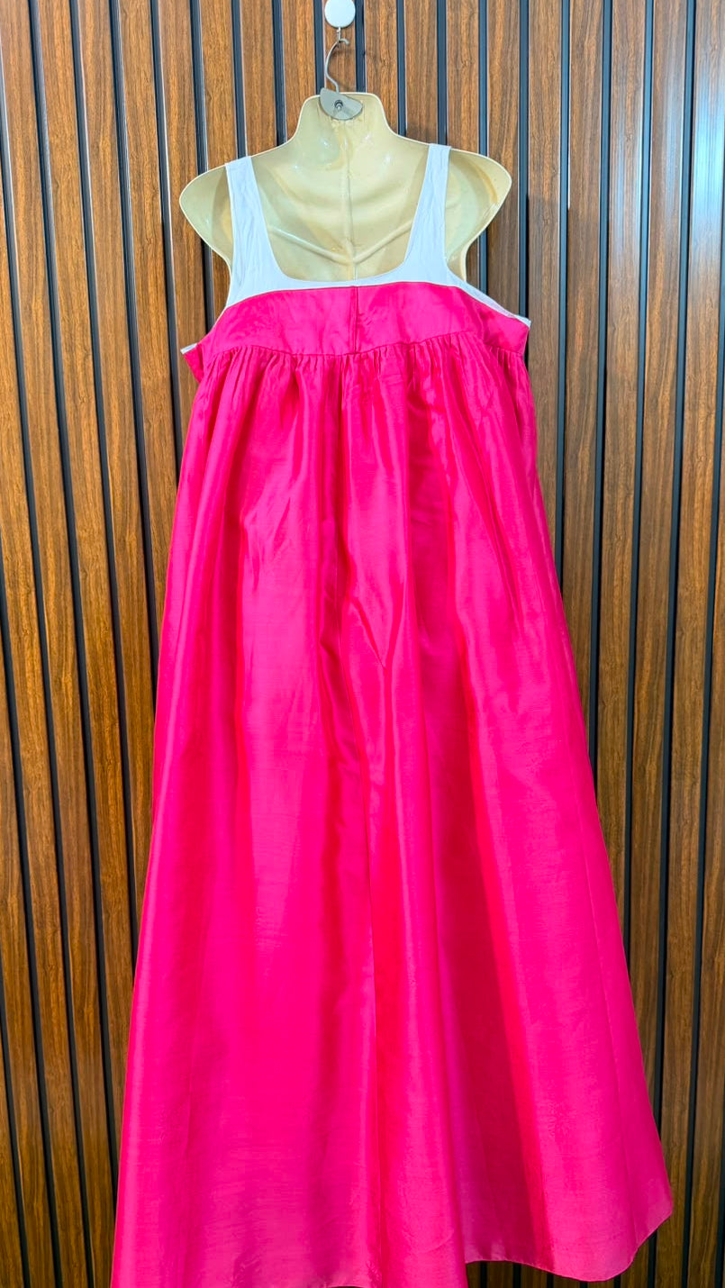 Chest 18  Length 44 To 54  Fabric Cotton Silk Western Branded Women's Long Maxi