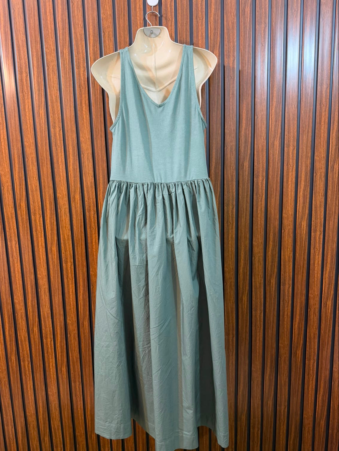 Chest 21  Length 51  Fabric Jersy & Cotton Silk Modern Women's Long Maxi