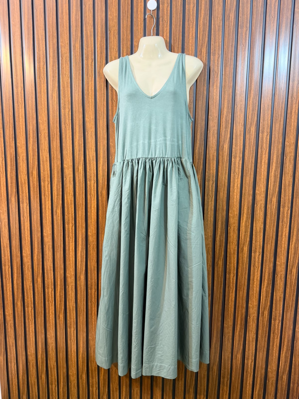 Chest 21  Length 51  Fabric Jersy & Cotton Silk Modern Women's Long Maxi