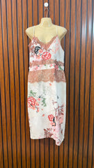 Chest 22  Length 41  Fabric Silk Jersey Branded Western Maxi Dress