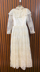 Chest 17  Length 54  Fabric Net Branded Long Maxi for Women