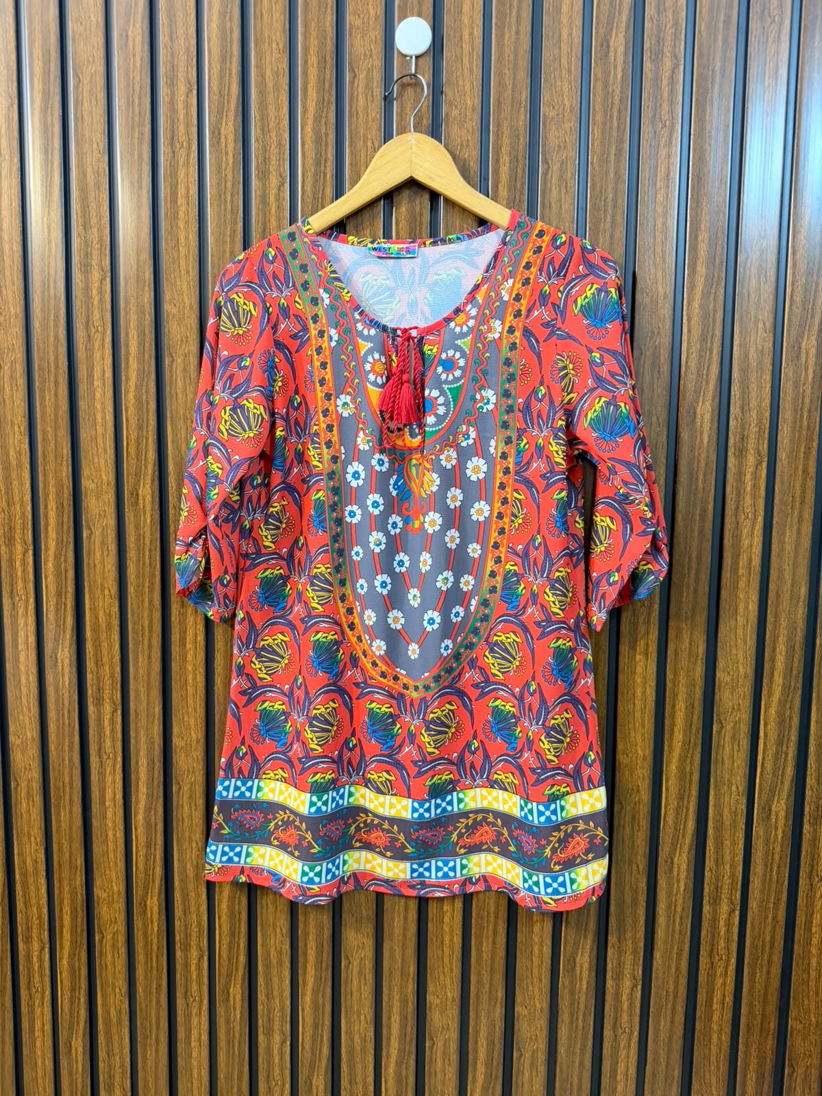Chest 17  Length28  Fabric Chiffon Women's Full Sleeve Top