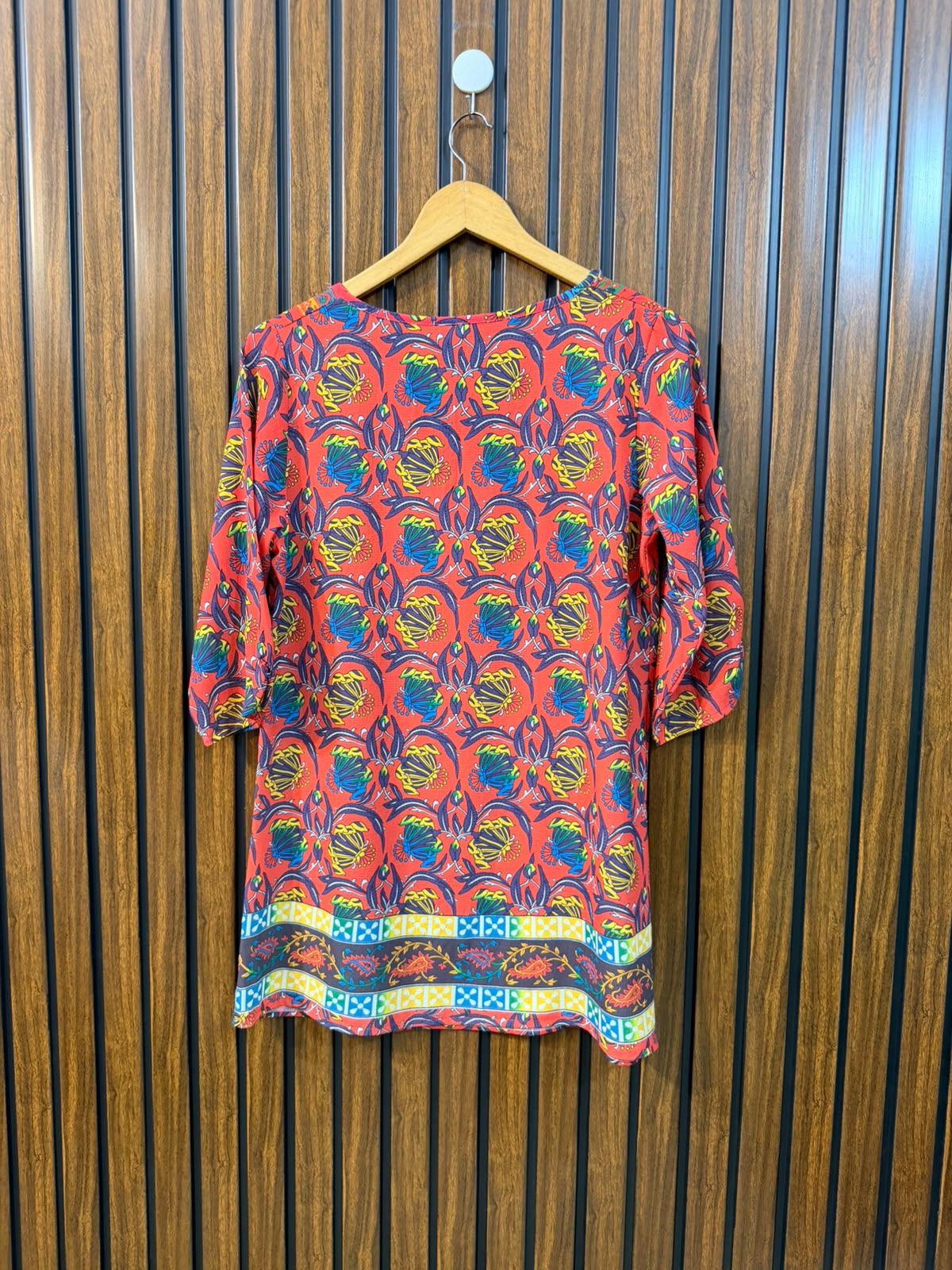 Chest 17  Length28  Fabric Chiffon Women's Full Sleeve Top