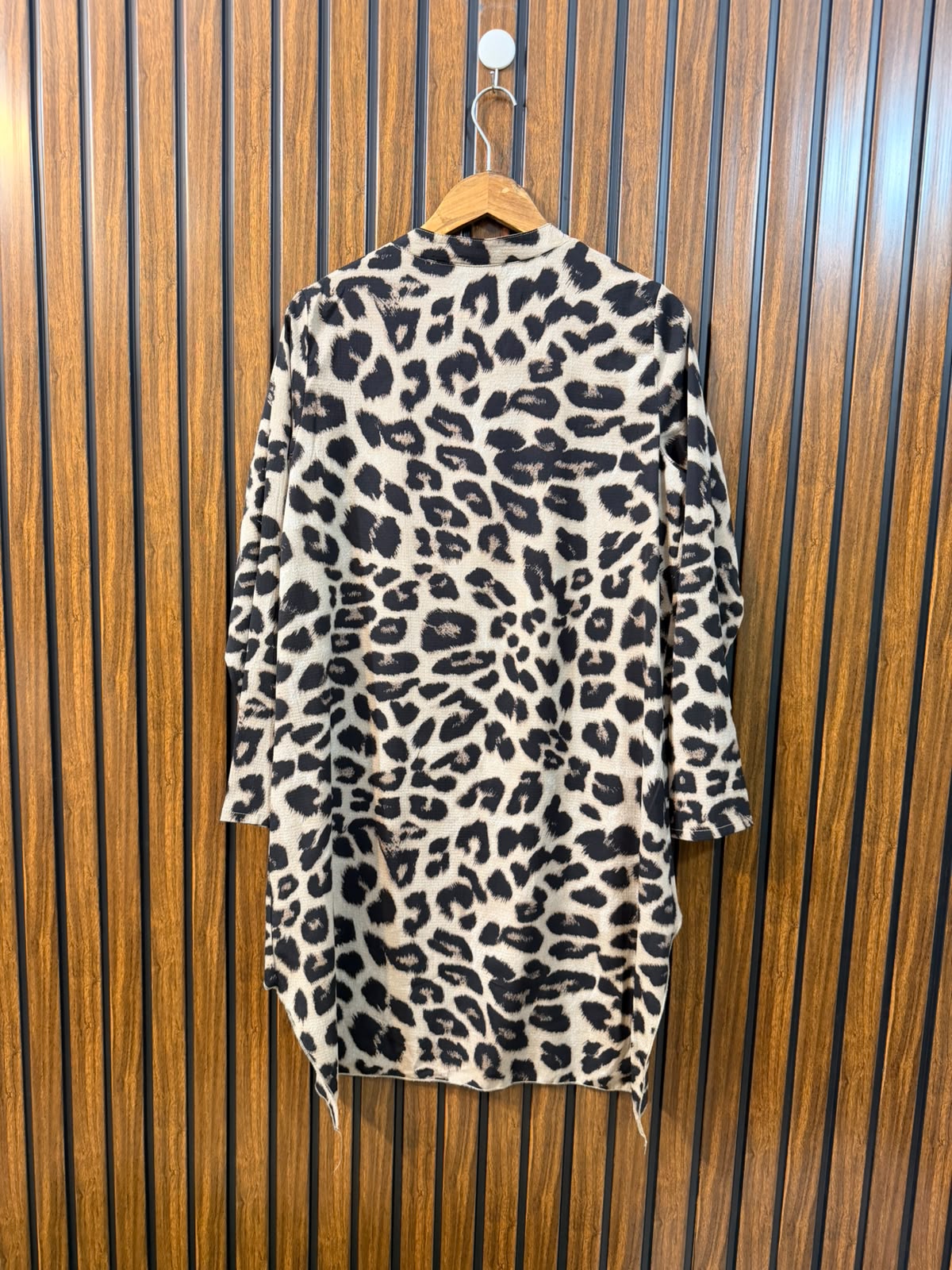 Chest 20  Length 23 To 37  Fabric Chiffon Latest Women's Full Sleeve Top