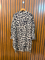 Chest 20  Length 23 To 37  Fabric Chiffon Latest Women's Full Sleeve Top