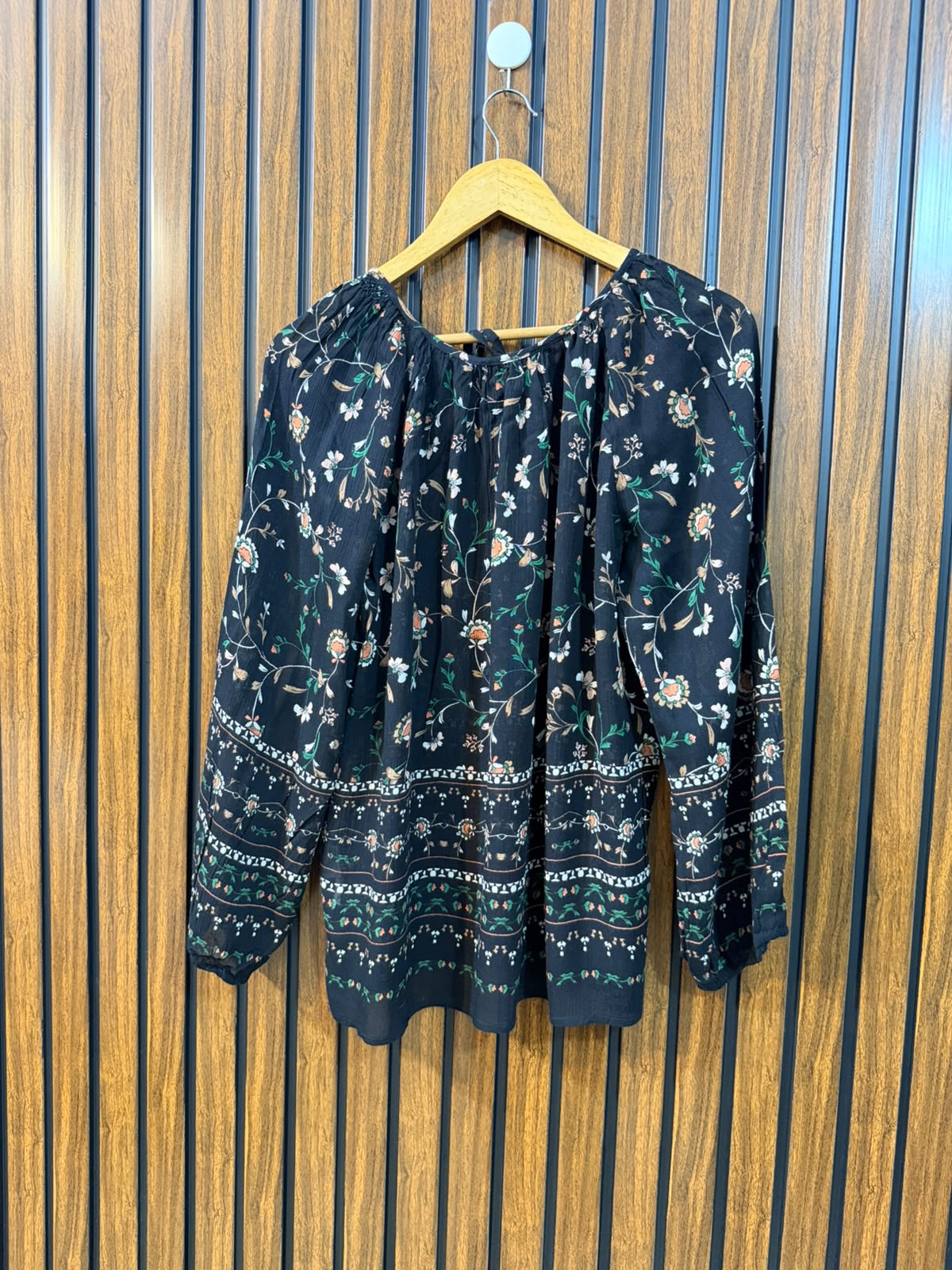 Chest 20  Length 22  Fabric Rayon Women's Full Sleeve Top Online