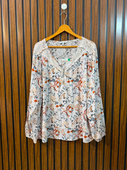 Chest 22  Length 27  Fabric Chiffon Western Fashion Women's Top