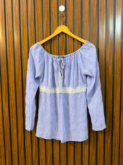 Chest 18  Length 22  Fabric Chiffon Women's Fashion Full Sleeve Top