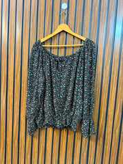 Chest 24  Length 19  Fabric Chiffon Women's Stylish Full Sleeve Top