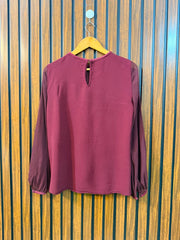 Chest 19  Length 23  Fabric Chiffon And Silk Women's Fashion Top