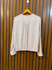 Chest 20  Length 22  Fabric Chiffon Women's Branded Top Collection