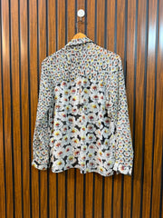 Chest 17  Length 24  Fabric Chiffon Branded Women's Long Sleeve Top