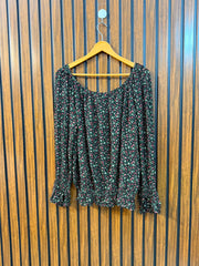 Chest 24  Length 19  Fabric Chiffon Women's Stylish Full Sleeve Top