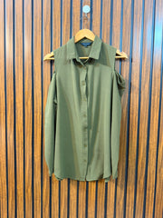 Chest 19  Length 27  Fabric Chiffon Women's Premium Top