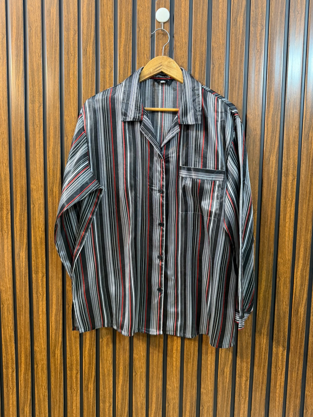Chest 23  Length 26  Fabric Silk Women's Daily Wear Top