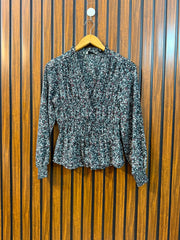 Chest 16  Length 19  Fabric Silk Western Wear Full Sleeve Top