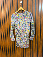 Chest 19  Length 25 To 26  Fabric Silk Women's Essential Full Sleeve Top