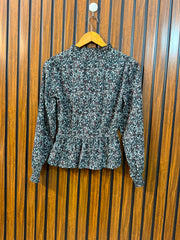 Chest 16  Length 19  Fabric Silk Western Wear Full Sleeve Top