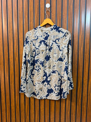 Chest 18  Length 25  Fabric Linen Women's Long Sleeve Fashion Top