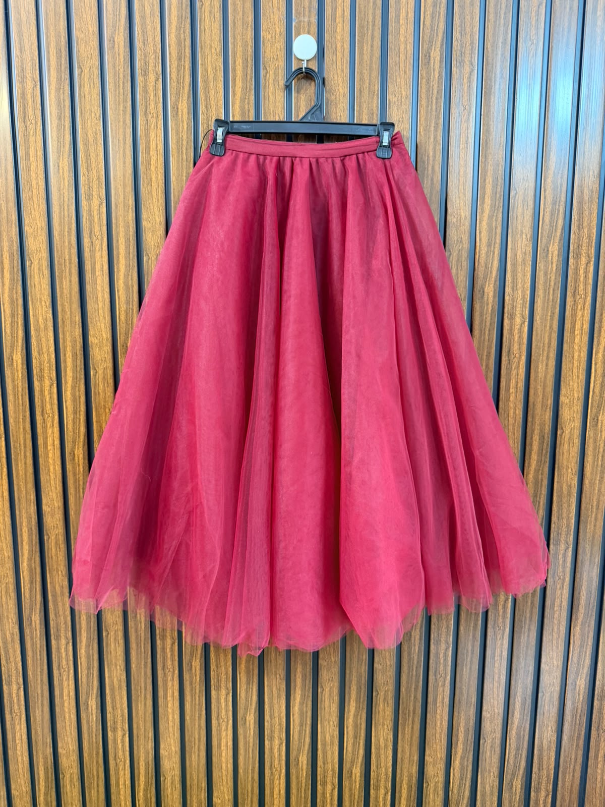 Waist 34  Lenght 31  Fabric net and silk Women's Elegant Skirt