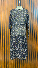 Chest Small  Length 44  Fabric Chiffon Women's Premium Long Gown