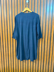 Chest 19  Length 35  Fabric Linen Women's Casual Long Top