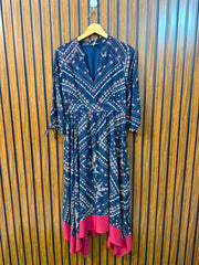 Chest 18  Length 51  Fabric Chiffon Women's Everyday Long Top