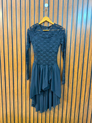 Chest 14  Length 29 To 41  Fabric Chiffon & Net Branded Ladies Long Top