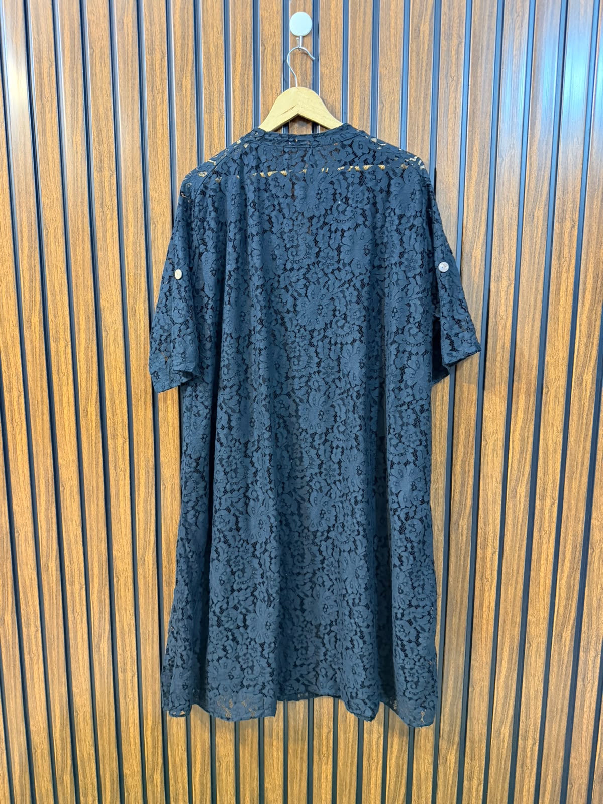 Chest 28  Length 42  Fabric Net Women's Modern Long Top