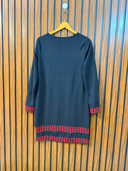 Chest 16  Length 33  Fabric Silk Jersey Women's Contemporary Long Top