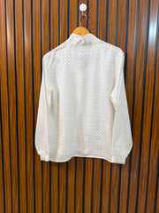 Chest 21  Lenght 24  Fabric silk Western Women's Everyday Full Sleeve Top