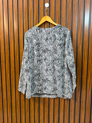 Chest 20  Lenght 26.5  Fabric Rayon Western Fashion Women's Full Sleeve Top