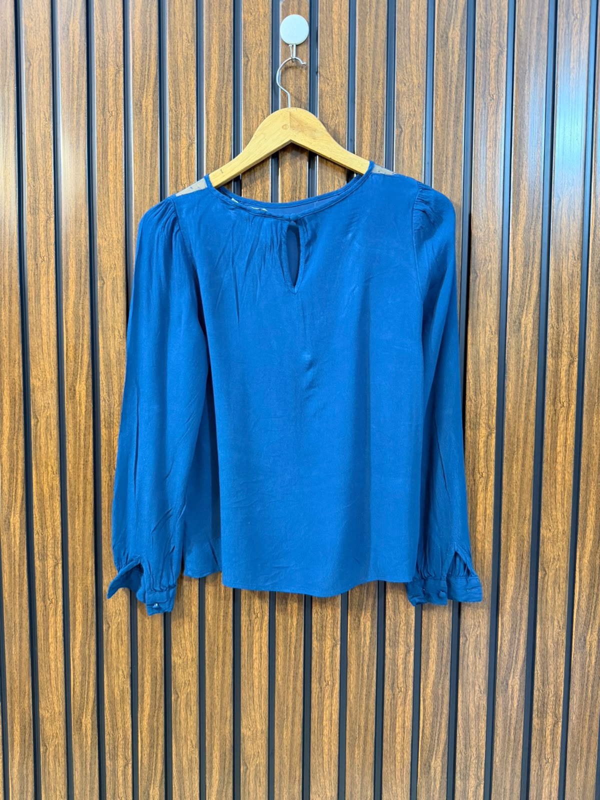 Chest 16  Lenght 21  Fabric Chiffon Elegant Western Women's Full Sleeve Top