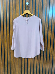 Chest 17  Lenght 23 To 25  Fabric Chiffon Women's Premium Western Full Sleeve Top