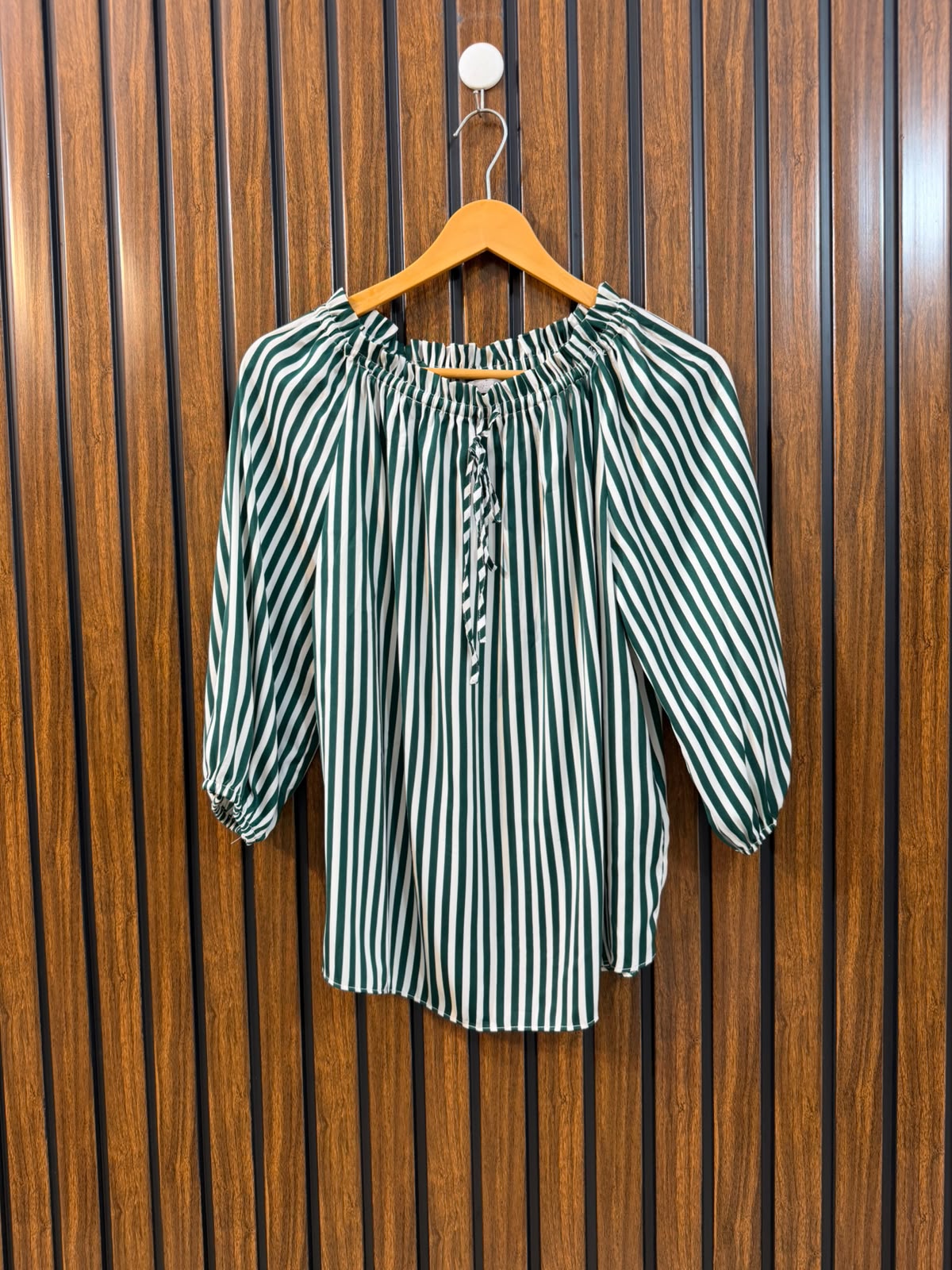 Chest 19  Lenght 22  Fabric Silk Modern Western Women's Full Sleeve Top