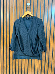 Chest 19  Lenght 22 To 25  Fabric Chiffon Western Women's Exclusive Full Sleeve Top