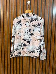 Chest 17  Lenght 24  Fabric Linen Western Women's Elegant Fashion Top