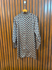 Chest 17  Length 32  Fabric Silk Western Women's Latest Full Sleeve Top