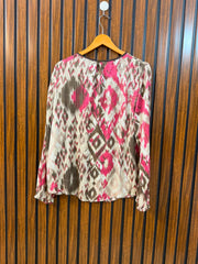 Chest 19  Lenght 25  Fabric Silk Women's Full Sleeve Top Western Collection