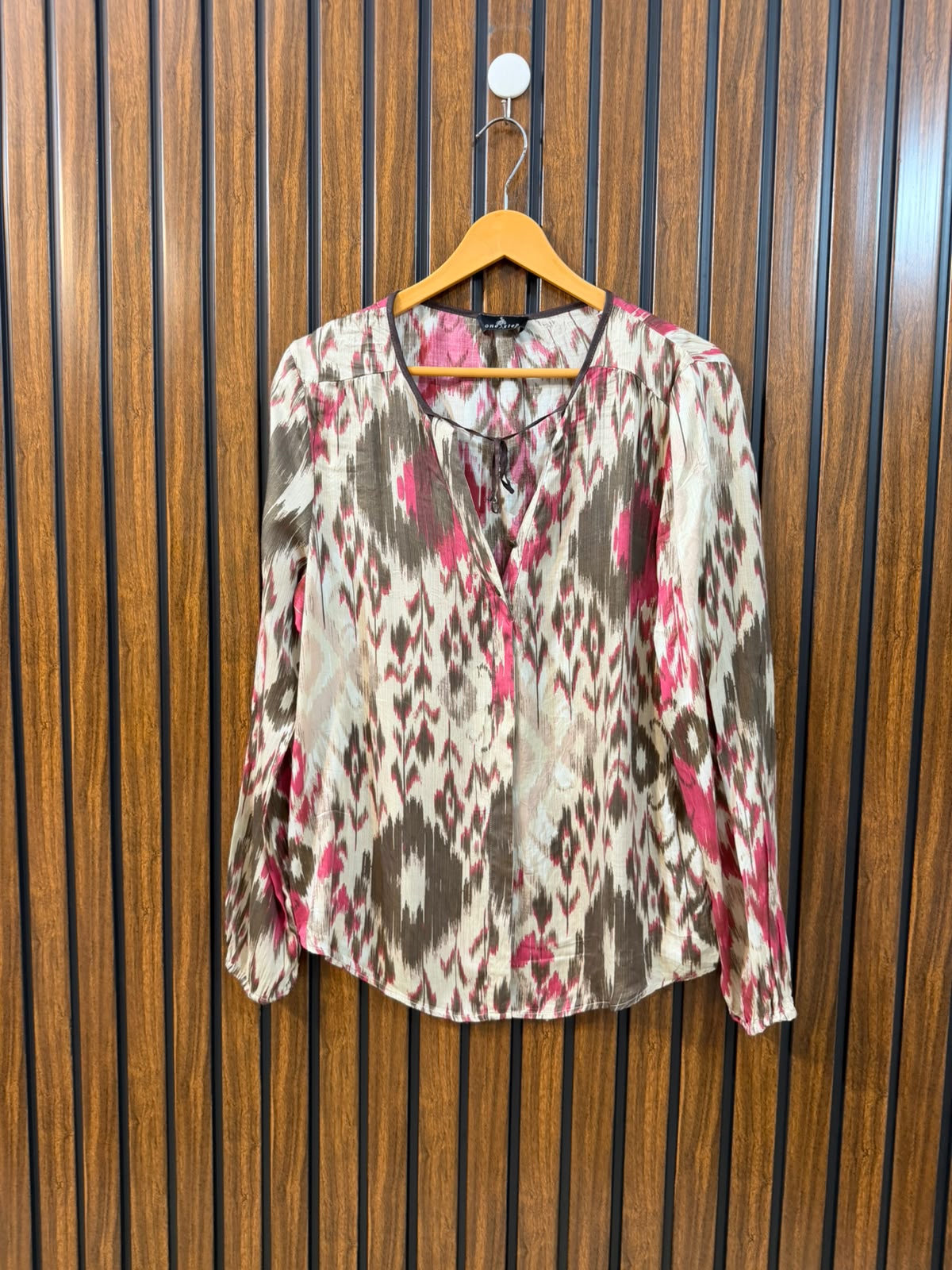 Chest 19  Lenght 25  Fabric Silk Women's Full Sleeve Top Western Collection