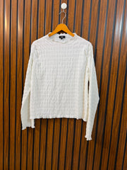 Chest 21 To 22  Length 22  Fabric Silk Jersey Western Women's Must Have Full Sleeve Top