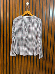 Chest 20  Length 24  Fabric Linen Women's Western Casual Fashion Top