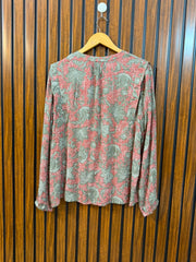 Chest 21  Length 24  Fabric Rayon Western Women's Timeless Full Sleeve Top
